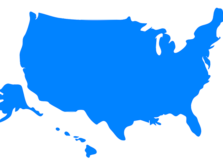 mapa de estados unidos